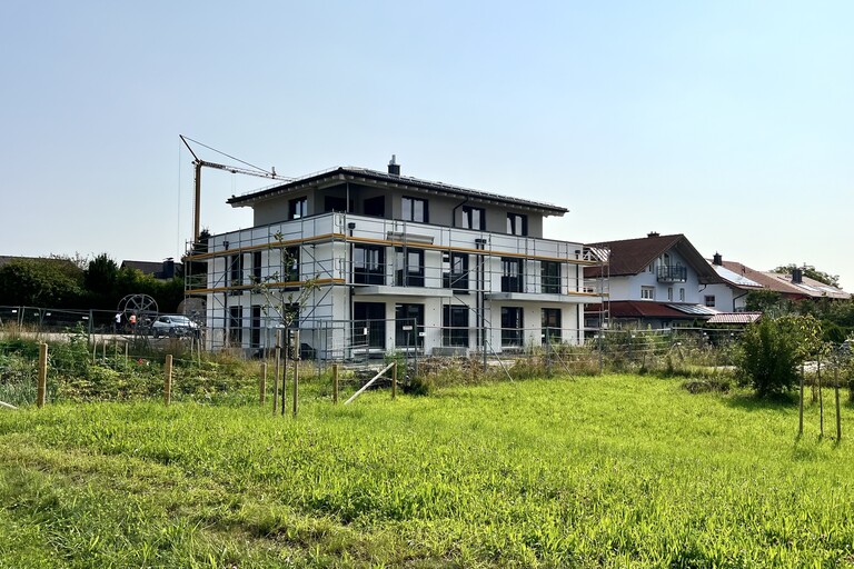 Baufortschritt Suedseite Haslach Myslik Rosenheim