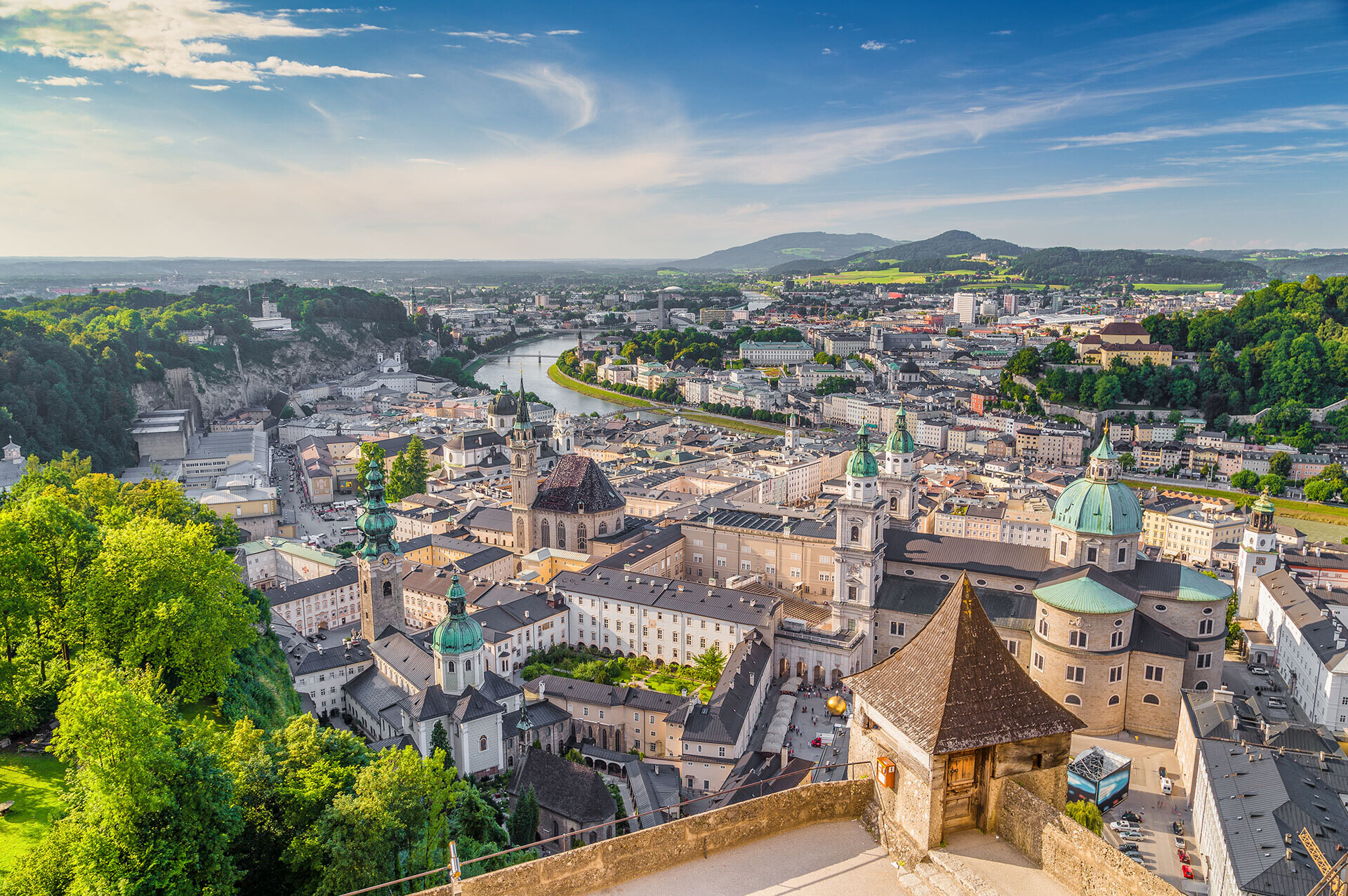 Festung Blick Salzburg